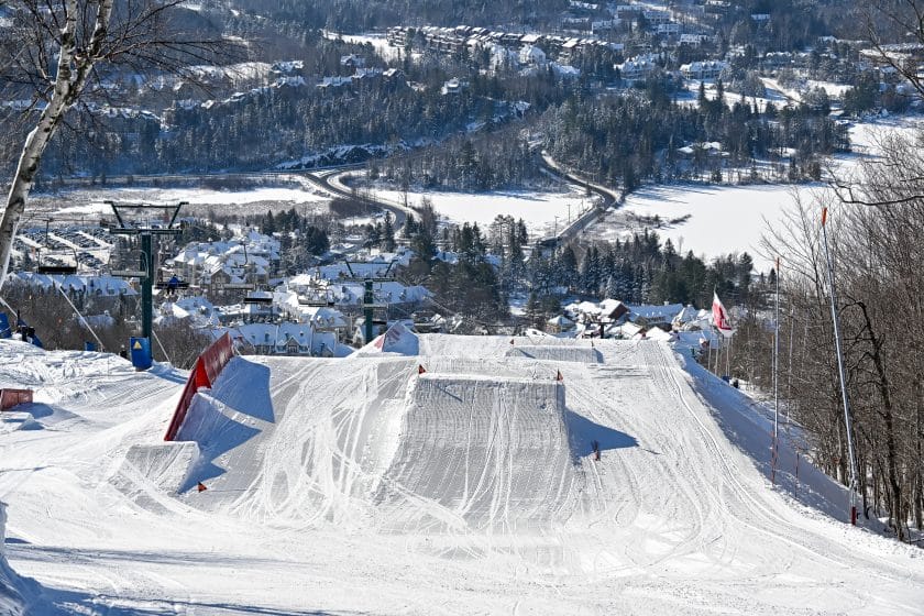 parc adrenaline tremblant snowpark