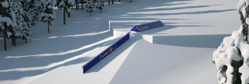Seb toots redbull snowpark module 3d sketch