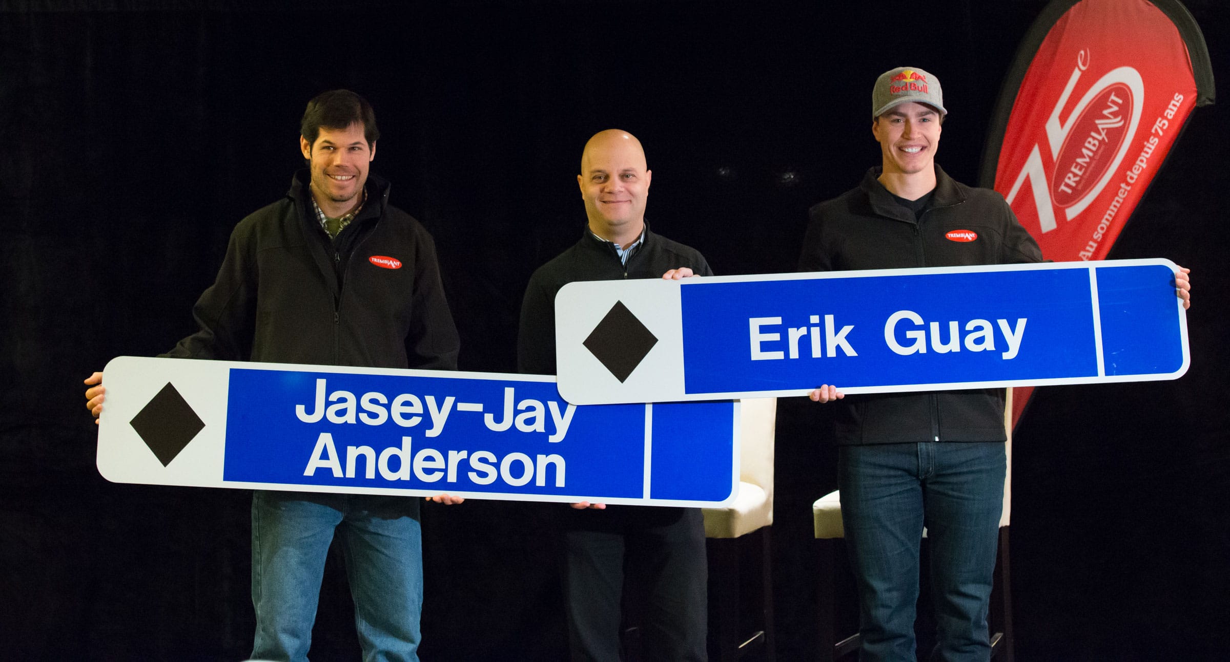 Jasey-Jay Anderson et Erik Guay
