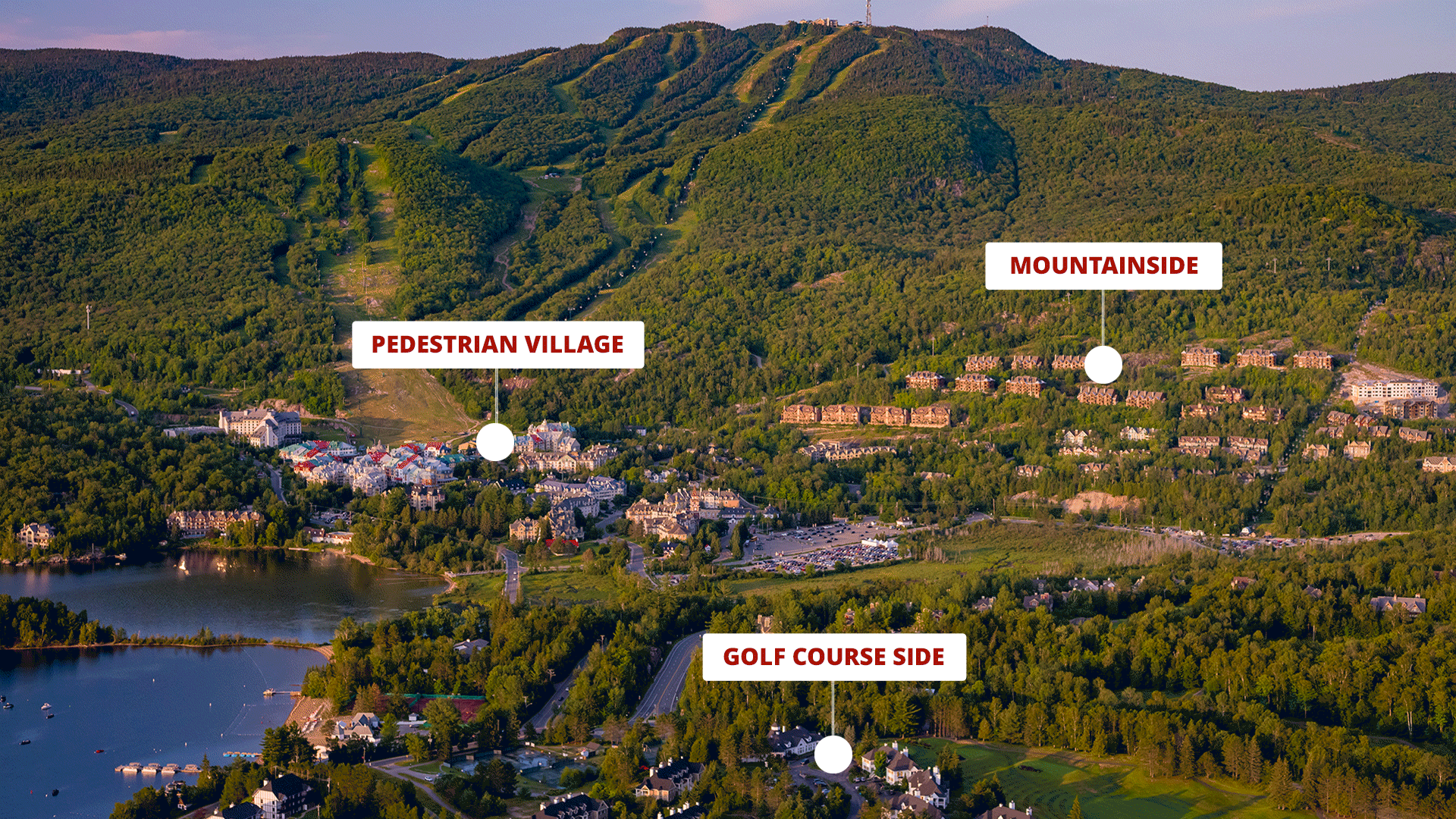 Tremblant lodging areas
